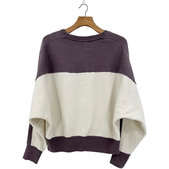 Beyond Yoga Woodland Colorblock Line It Up Sweatshirt Size XL - Picture 5 of 11
